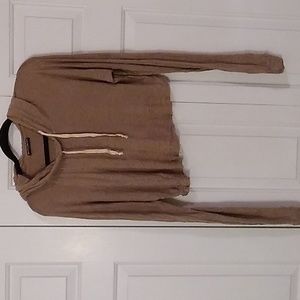 Casual Tan Hoodie for Women